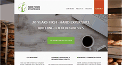 Desktop Screenshot of newfoodstrategies.com